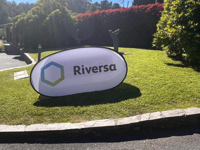 Commercial irrigation in green areas with Riversa. South-east Spain.